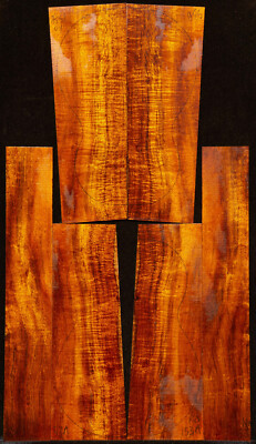 Hawaiian Koa Ukulele Set #153 Baritone Size Back Top and Sides