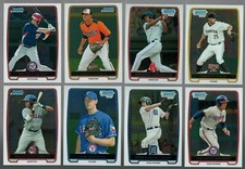 2012 Bowman Chrome Prospects Complete Team Set BCP1-220 NO SP/VAR First/1st Card