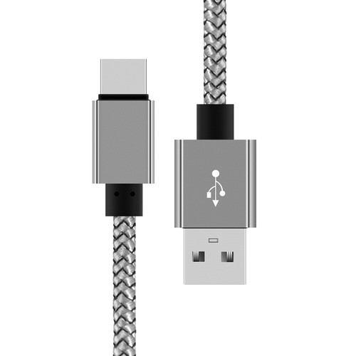 Cable Nylon 1M 2.0A USB-C Quick Charger Fast Data and - 第 12/40 張圖片