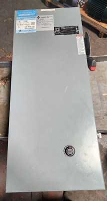   SQUARE D 60 AMP FUSED SIZE 1 WELL-GUARD 120V COIL 7.5 HP 240V