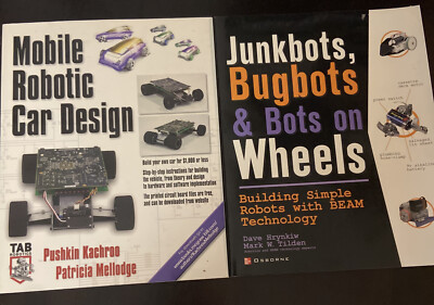 Robotics Books / Mobile Robotic Car Design, Junkbots Bignots And Bots On Wheels