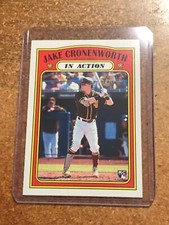 2021 Topps Heritage Baseball # 20 Jake Cronenworth In Action RC