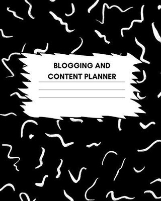 BLOGGING AND CONTENT PLANNER: SMALL BUSINESS WEBSITE, By Skyrocket Press **NEW**