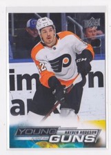 2022-23 UD SERIES 1 YOUNG GUNS INSERT HAYDEN HODGSON #207 PHILADELPHIA FLYERS