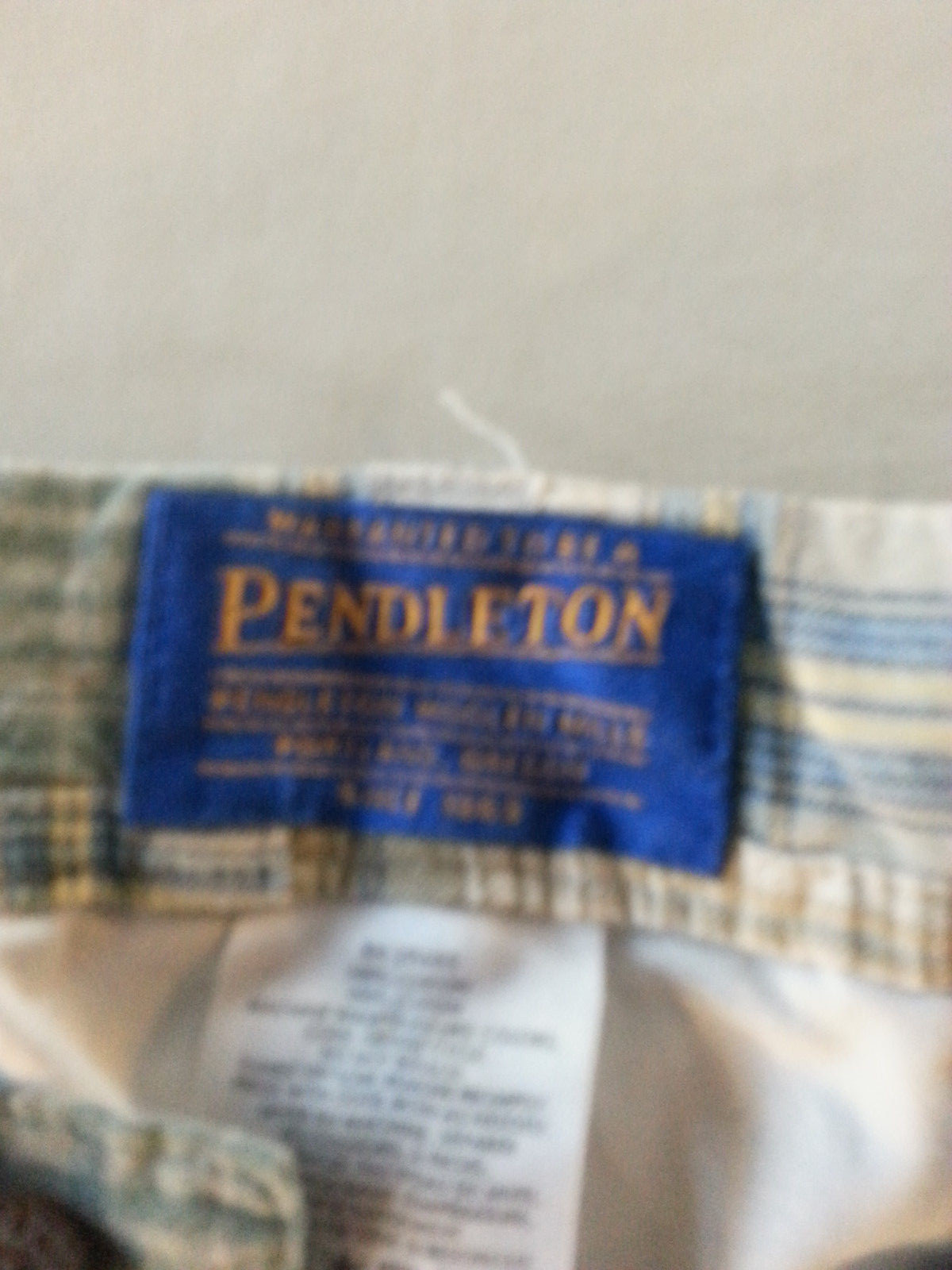 PENDLETON MENS Plaid Patchwork Flat Front Shorts … - image 5