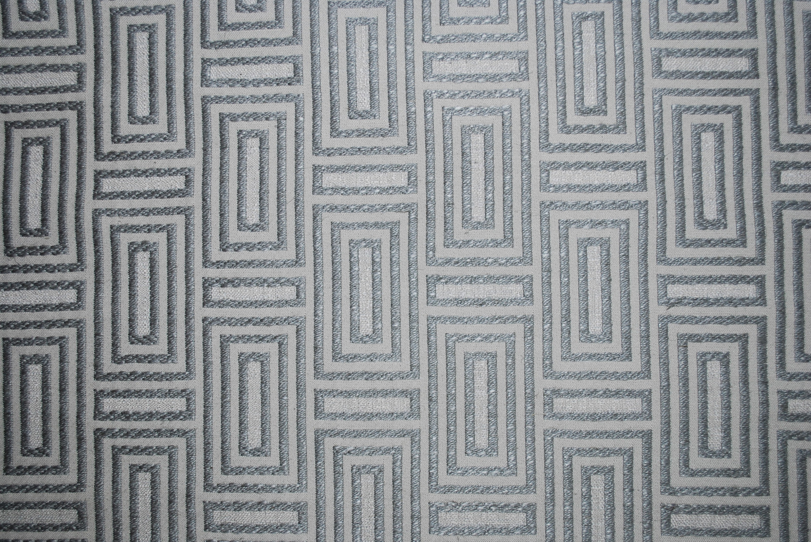 'Kalambo' furnishing fabric by John Lewis, silver, remnant of 1.65m