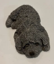 Sandicast Sandra Brue 1988 Lil Snoozer Dog Figurine S53 Curly