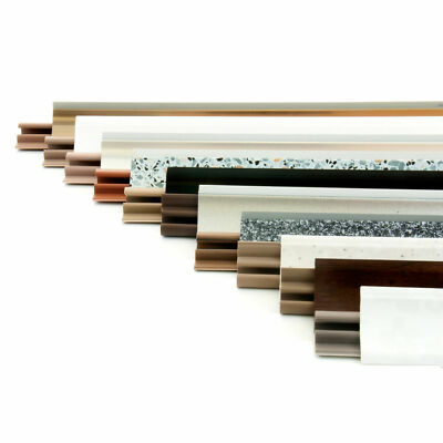 ABSCHLUSSLEISTE 23x23mm Winkelleisten Tischplatte Arbeitsplatte Küche 1,5-3m