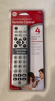New GE-Universal Big Buttons Remote Control