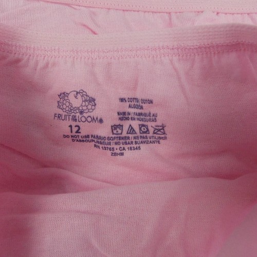 Fruit Of The Loom Underwear Girls 12 Briefs 100% Cotton 20 Pack Panties - Picture 3 of 14