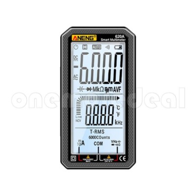 ANENG 620A 6000 Count Digital Multimeter Tester AC/DC Current Voltage Meter 
