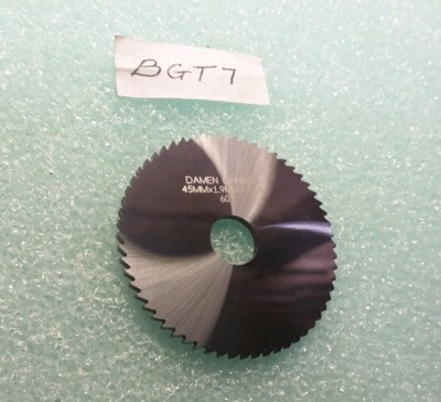 DAMEN CARBIDE     45.0mm X1.9mm X10.0 mm ID 60T carbide slotting saw 