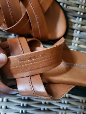 Donald Pliner Mens Sandals Leather Brown Iggie Congac Strappy Slides Size 8 Donald Pliner Mens Sandals Leather Brown Iggie Congac  main image 3