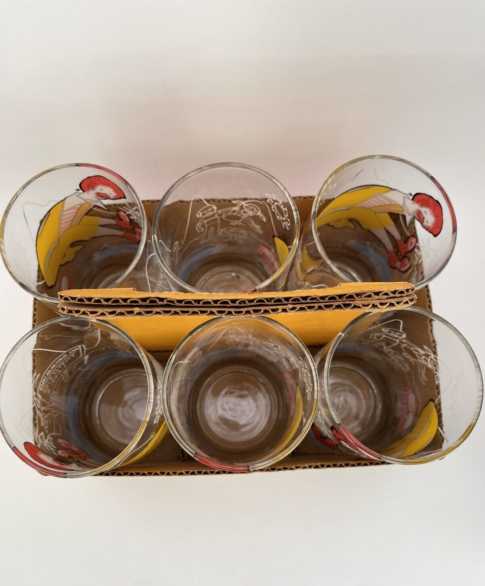 Vintage 1977 McDonaldland Six-Pack McDonalds Glasses