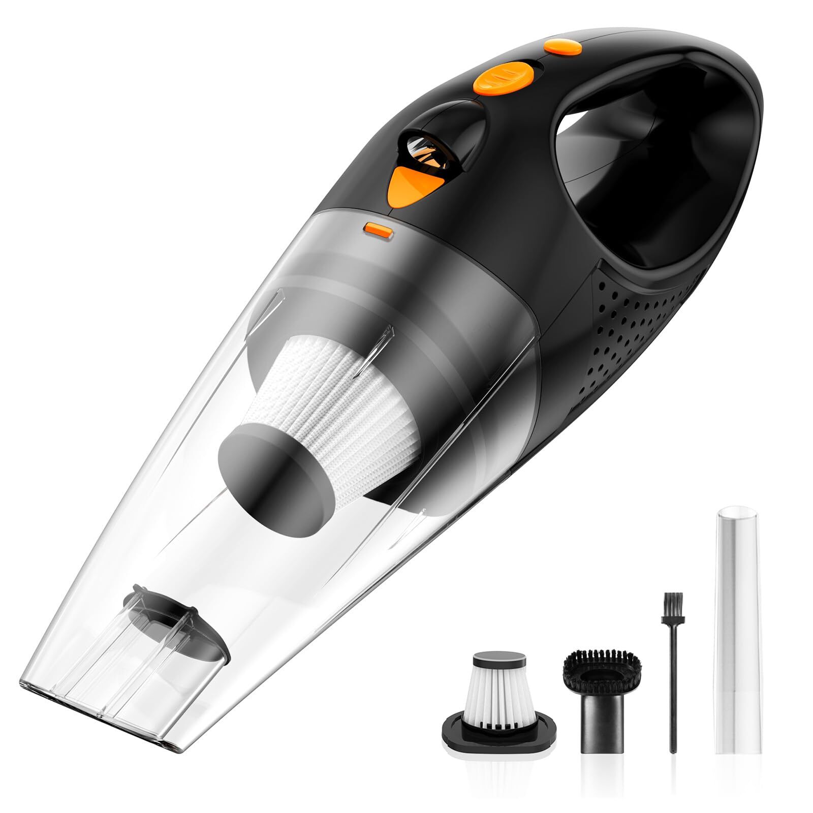 Handheld Vacuum Cordless, Car Vacuum Portable Cordless with Powerful Suction,...