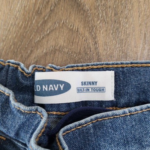 Bundle Girls Skinny Jeans Old Navy Size 6-7 Lightning Bug Khaki Pants Pull On - Picture 3 of 7