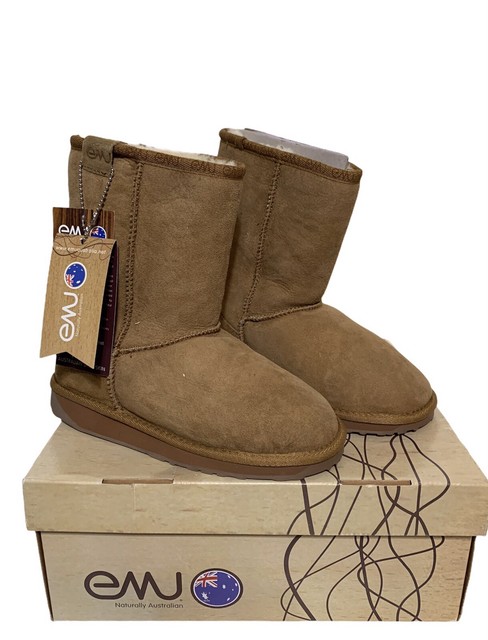 Emu Australia Womens Sheepskin Stinger Lo Boots Indigo 6 For Sale Online Ebay