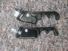 Vintage 1980s Old School BMX Formos MX tech 2 brake lever Set black, NOS, Taiwan