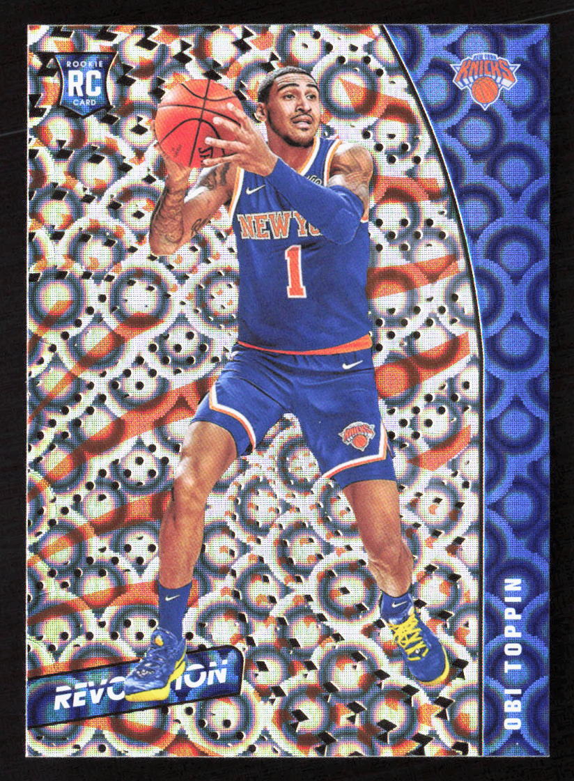 2020-21 Panini Revolution Obi Toppin Groove Rookie RC #110 Knicks
