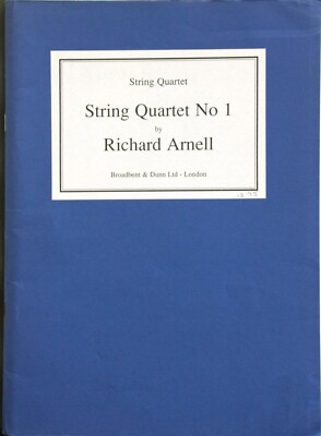String Quartet no. 1  opus 4  by Richard Arnell