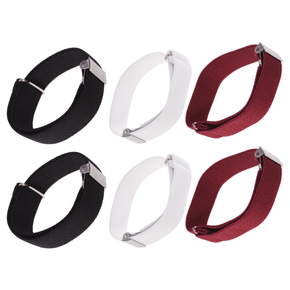 3 Pairs Shirt Non-slip Cuff Leg Sleeves for Men Garter Belt | eBay