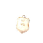 Vintage Lindau Germany 800 Silver Enamel Travel Shield Charm EHj — photo 8