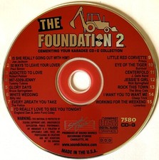SOUND CHOICE KARAOKE FOUNDATION 2 - MORE 80'S HITS - SC7580 - RARE LOT 3189