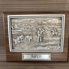 VTG 1994 Greenwood, DE SHOOT-TO-RETRIEVE 2ND PLACE PLAQUE - Puppies ~ EUC