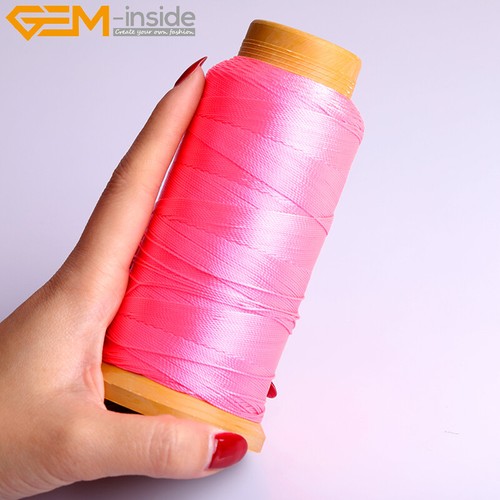 0.2mm 230 Meters 210D Nylon Beading Cord Knotting Jewelry Making Thread Spool - Picture 37 of 60
