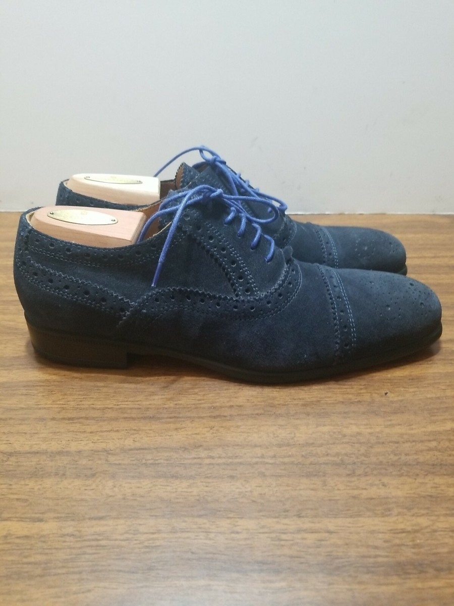 Broletto  Navy Blue Suede Leather Shoes Broletto | Shoes | Broletto Mens Oxford Sz1 | Poshmark main image 2