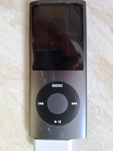 Apple iPod Nano 4th Gen 8GB, Black, Model A1285 MB574,USB, works - battery issue - Picture 4 of 12