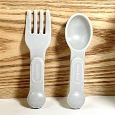VinTage Kitchen Utensil SET Spoon Fork LITTLE TIKES Play Pretend Set Of Two 4"