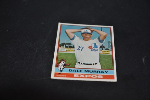 1976 opc O-Pee-Chee montreal expos baseball card # 18 dale murray mlb