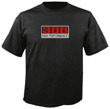 306 High Performance Black T Shirt Engine V8 Crate Motor Emblem 5.0 302 Ho Cobra