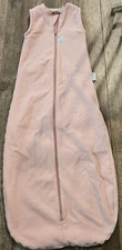 Ergopouch Sleep Suit Organic Cotton Sleeping Bag TOG 1.0 for 8-24m Light Pink