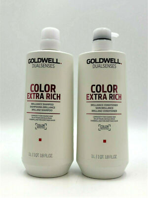 Goldwell Color Extra Rich Brilliance Shampoo & Conditioner/Coarse Hair 33.8 oz