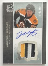 (HCW) 2007-08 The Cup #153 Jonathan Sigalet RC Rookie Auto 184/249 Patch 06966