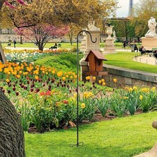 Garden Shepherd Hook Outdoor Bird Feeder Pole Hanger Holder Stand Heavy Duty