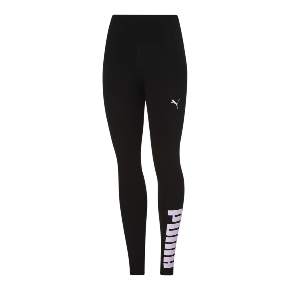 Леггинсы с логотипом Puma Athletic Женские черные спортивные повседневные 586288-85