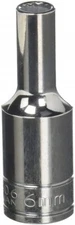 3/8" Drive Deep 12-Point Sockets, Metric, High-Polished Chrome Finish, Williams