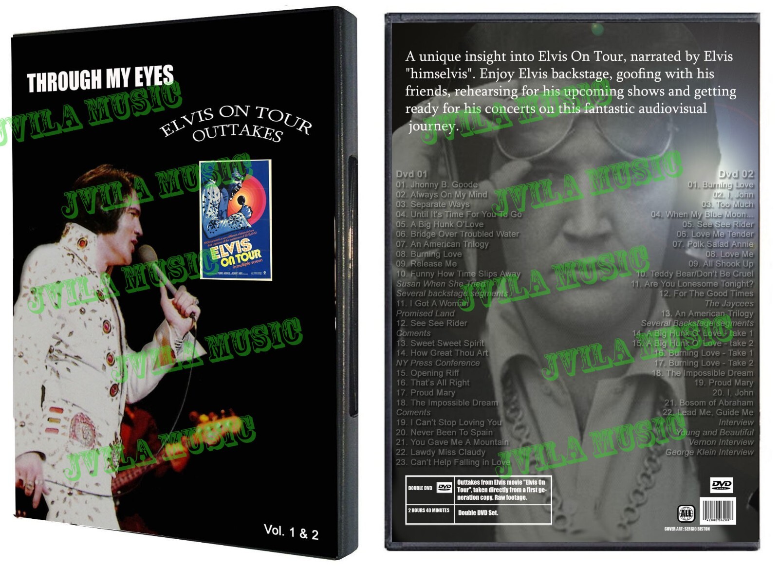 ELVIS PRESLEY THROUGH MY EYES 2DVD SET SEALED