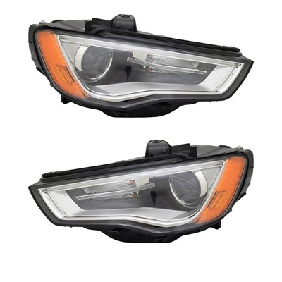 PAIR OF HEADLIGHTS FITS AUDI A3 TDI PREMIUM PLUS 2.0 2016 BY AU2503191 AU2502191