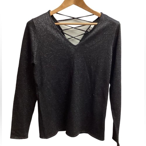 NY & Co black straps on back sweater size M eBay