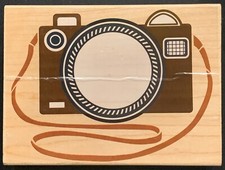 Rubber Stampede Posh Impressions XL Camera Frame Rubber Stamp