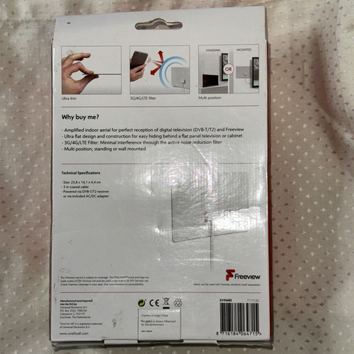 One For All SV9440 Aerial (4G/Full HD/45DB) for sale online eBay