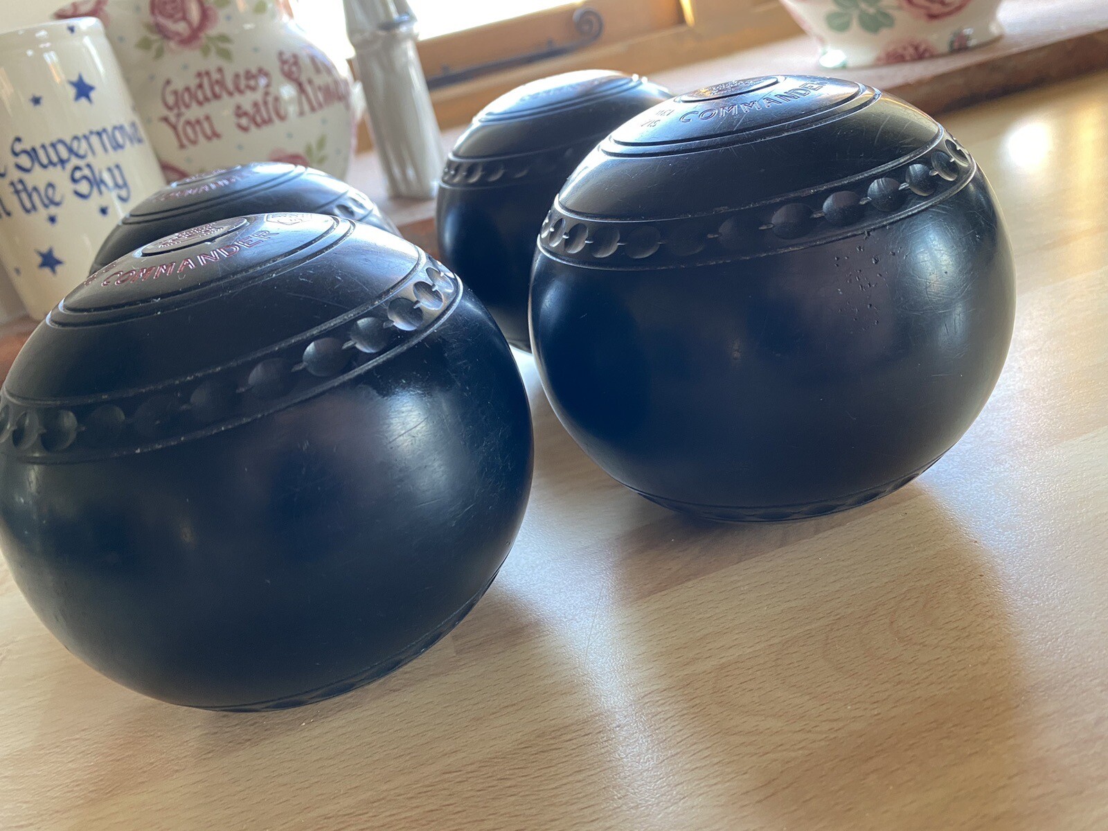 SUPERB SET OF 4 ALMARK COMMANDER SIZE 2H HEAVY LAWN INDOOR BOWLS eBay