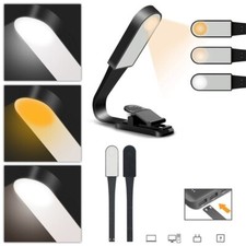 Book Light USB Reading Light with Touch Sensor Clip On Book LED Reading Light 