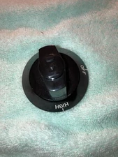 OEM Wolf Range Black Knob KIP 5B77 Black