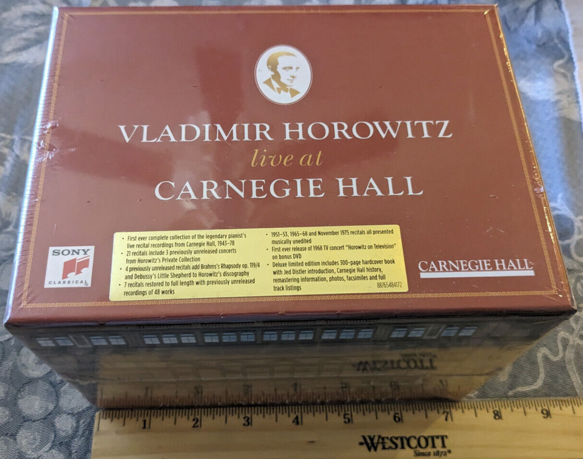 Vladimir Horowitz Live At Carnegie Hall 41 CD +DVD Boxset Sony