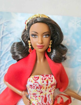 Mattel collector Barbie doll HOLIDAY 2010 AA model muse COMPLETE no box
